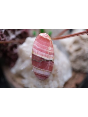 Aries 22.25CT 27.8X13.4MM Oval Natural Rhodokrosite