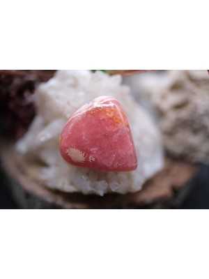 Aries 20.70CT 19.5X19.5MM Pear Natural Rhodokrosite
