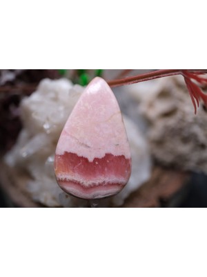 Aries 16.95CT 29.1X18.5MM Pear Natural Rhodokrosite