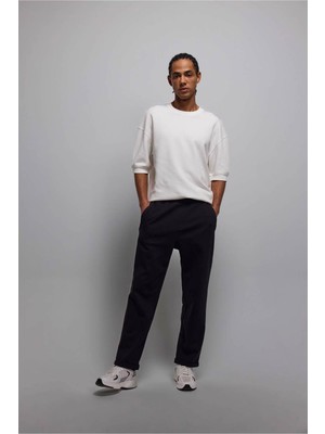 Defacto Standart Fit Siyah Erkek Eşofman Altı F7605AX/BK81