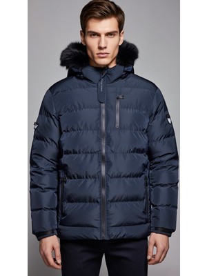 Armani Jeans Armani  Jeans Kapuşonlu Şişme Mont