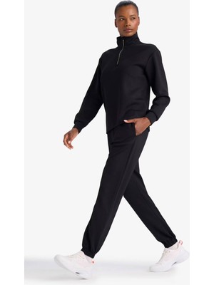 Defacto Standart Fit Modal Sporcu Siyah Kadın Pantolon B1794AX/BK81