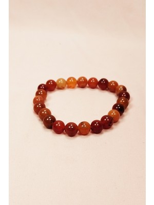 Esranın Dünyası Akik Doğal Taş Bileklik Kutulu RSXML34-ESRDNS