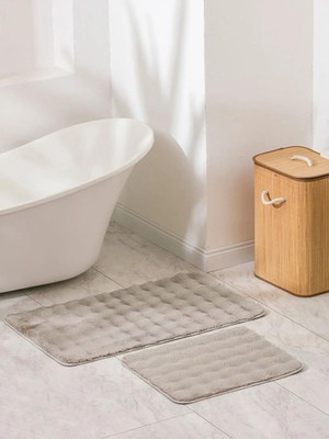 LC Waikiki Desenli Banyo Paspası Seti 2 Li  (S6)