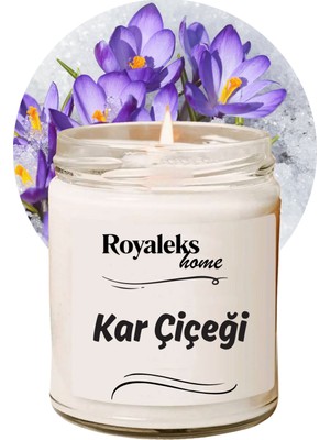 Esranın Dünyası Doğal Özel Seri Kokulu Dekoratif Kavanoz Mum 210 cc - Kar Çiçeği - Ryl RSXML34-ESRDNS