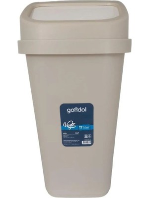 Esranın Dünyası Kapaklı Çöp Kovası, Plastik 17 Lt  ROYALEKS-G647 RSXML34-ESRDNS