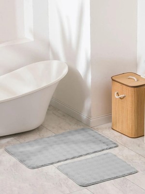 LC Waikiki Desenli Banyo Paspası Seti 2 Li  (S6)