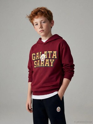LC Waikiki Galatasaray Baskılı Erkek Çocuk Sweatshirt  (S6)