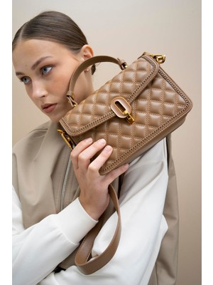 Matthew Cox BYN2262 Kadın El ve Omuz Çantası Vizon