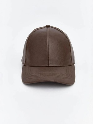 LC Waikiki Deri Görünümlü Erkek Kep Şapka  (S6)