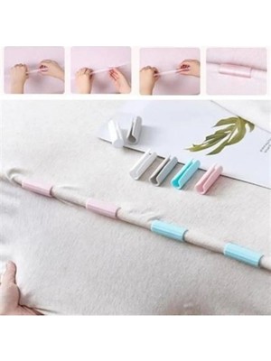 Esranın Dünyası 12 Adet Çok Amaçlı Çarşaf Tutucu, Sabitleyici, Kaydırmaz Nevresim Örtü Düzenleyici Klipsler