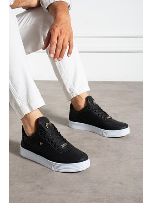 Filling Polo Siyah Beyaz 011 Erkek Sneaker Günlük Ayakkabı