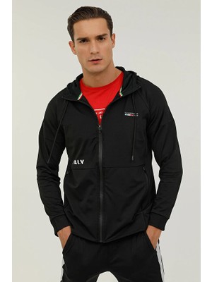 Lumberjack ml Renato-Cb 18SD1155 3pr Siyah Erkek Eşofman Üstü