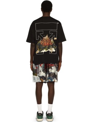 Off-White™ Manzara Ok Kaykay Logolu Tişört
