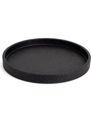 Özbience Şık Siyah Banyo Tepsisi 22X22X2.2 Cm, Modern ve Kullanışlı Tasarım