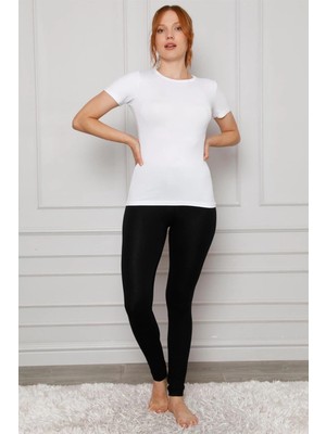 MTM My The Mall Penye Likralı Tayt Siyah