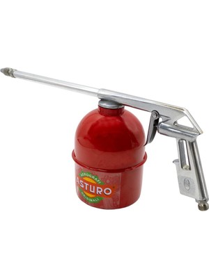 PremiumPort Havalı Mazot Püskürtme Tabancası 500CC, Temizlik ve Bakım Aracı