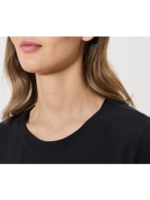 Tchibo Kadın Spor Üst, Uzun Kol, Siyah