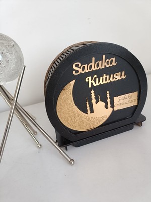 Cami Objeli Siyahgold Sadaka Kutusu
