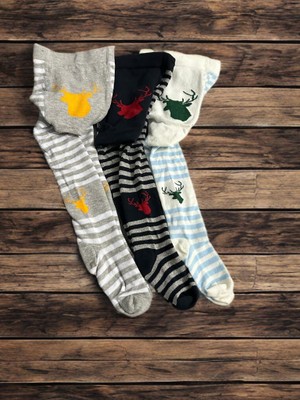 Bemp 3'lü Bebek Külotlu Çorap 6-12 Aylık