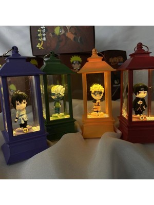 Normadia Anime Naruto Figürlü Işıklı Kar Küresi ve Gece Lambası