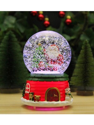 Normadia Yılbaşı Kar Küresi, Noel Işıklı ve Müzikli, Babalı ve Trenli Dekor