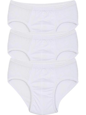 MTM My The Mall Erkek Çocuk 3'lü Beyaz Külot