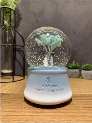 Normadia Müzikli ve Işıklı Kar Küresi, Hayat Ağacı Temalı, Şık Dekorasyon Parçası