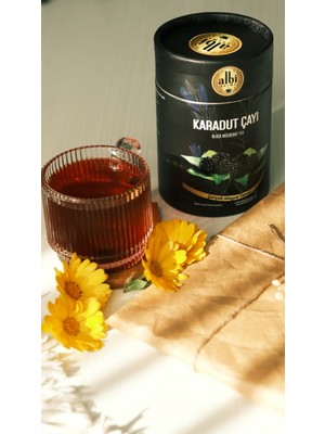Albi Gurme Karadut Taneli Çay Şık Silindir Kutu 250 gr