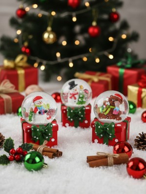 Normadia Mini Yılbaşı Küresi 7 Cm, Şık ve Parlak Dekorasyon Süsü