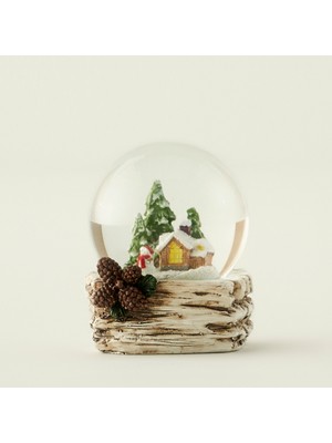 Normadia Parlak ve Şık Yılbaşı Kar Küresi, Dekoratif Süs, 7X7X8 cm