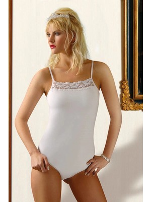MTM My The Mall Giyim Likralı Dantelli Ip Askılı Body 4062