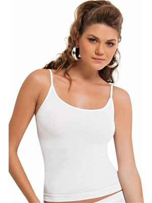 MTM My The Mall Giyim Nbb 2433 Dikişsiz Ince Askılı Atlet