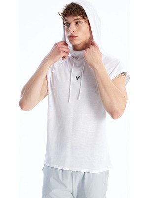 Lc Waikiki Yeni Sezon Kapüşonlu Baskılı Erkek Kolsuz Tişört