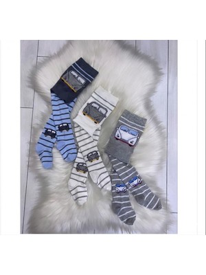 Bemp 3'lü Bebek Külotlu Çorap 12-18 Ay