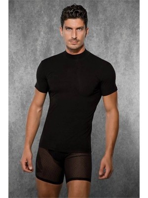 MTM My The Mall Giyim Doreanse  Balıkçı Yaka Vücudu Saran Tişört 2730