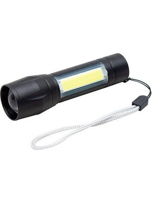 Olinea PM-4525 Metal Flashlight Power Ledli Şarjlı El Feneri
