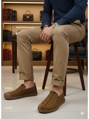 James Franco 4622 Nubuk Rahat Hafif Yumuşak Hakiki Deri Erkek Ayakkabı