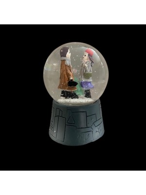 Normadia Işıklı Küreyle Aşk ve Bağlılık Simgesi, Evlilik Temalı Dekorasyon