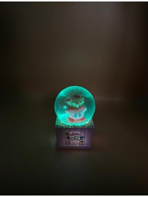 Normadia Sevimli ve Renkli Mini Kar Küresi, Masrafsız Dekorasyon Parçası