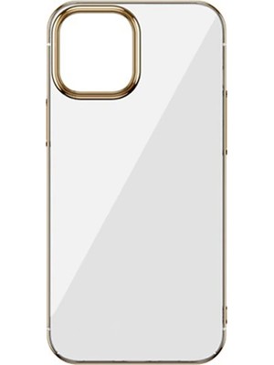 Baseus Glitter Iphone 12/12 Pro Şeffaf Lüx Silikon Kılıf Soft Tpu KILIF-(5775)