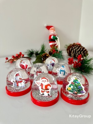 Normadia Yılbaşı Temalı Parıltılı Kar Küresi, Şık ve Renkli Dekorasyon Parçası