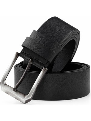 DeepSEA Siyah Hakiki Deri Spor Erkek Kemer – 3,5 cm Genişlik, Şık ve Dayanıklı 2502634