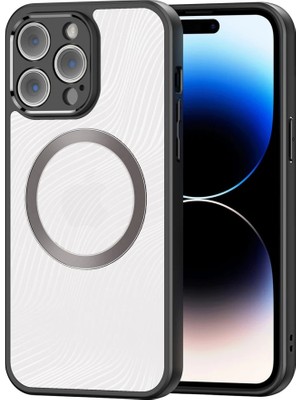 Dux Ducis iPhone 14 Pro Max Aimo Series Magsafe Premium Buzlu Sert Pc-Tpu KILIF-(5775)