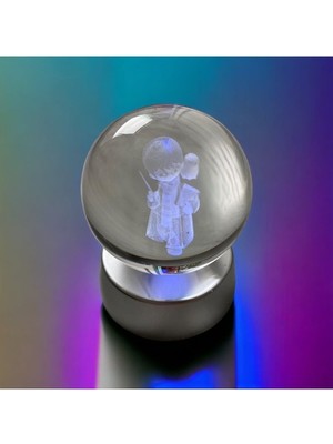 Normadia 3D Harry Potter Cam Işıklı Küre Dekoratif Masa Süsü