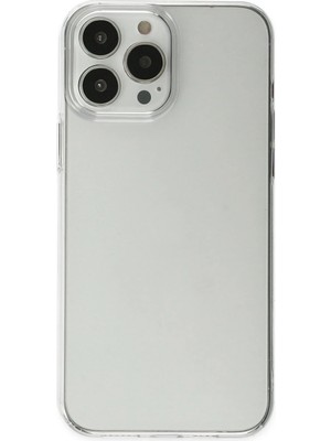 iPhone 13 Pro Max Kılıf Pc Sert Şeffaf Kapak - Şeffaf