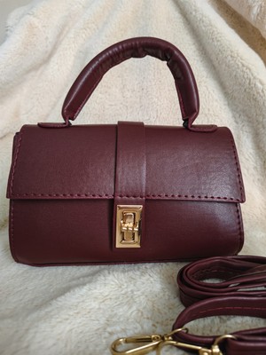 Tuel Kadın El&omuz Çantası Kilit Detaylı Klasik Tasarım Şık Çanta