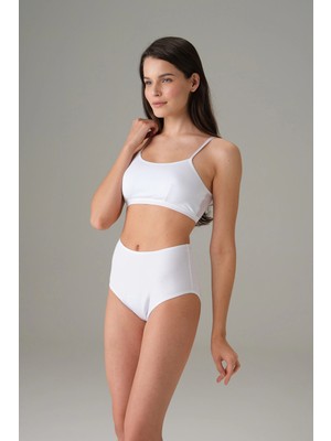 MTM My The Mall Giyim Kadın Beyaz Kadın Slip Külot 7183
