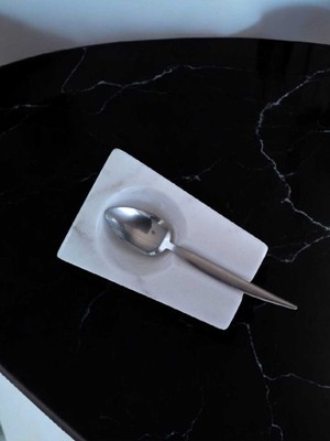 PremiumPort Doğal Taş Mermer Kaşıklık, Tezgah Üstü, Ihracat Kalitesi