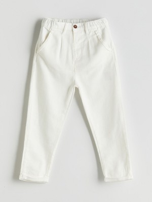 Lc Waikiki Yeni Sezon Beli Lastikli Keten Karışımlı Erkek Çocuk Pantolon